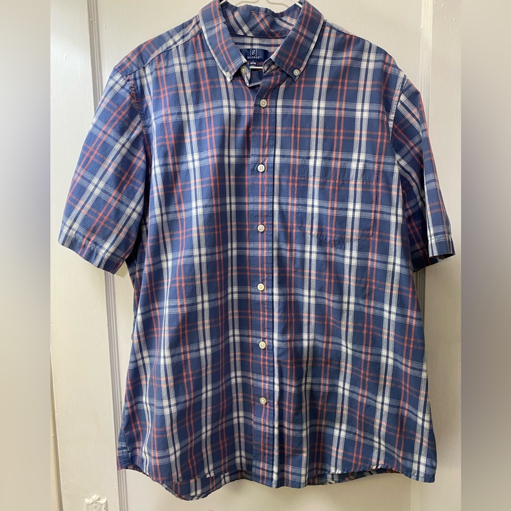 Large short sleeve button down.